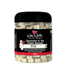 lot 145 image: Wabi Whiffs BLING On-the-Go Toilet Sprinkle & Go Toilet Bombs (Plumeria)