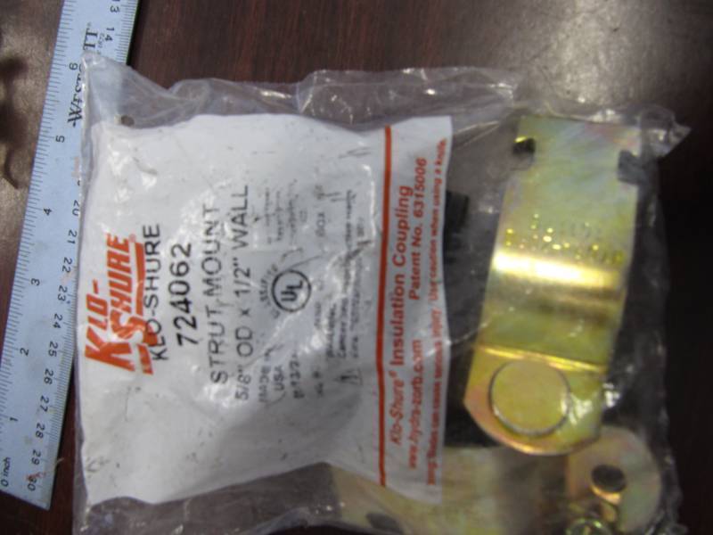 lot 1956 image: NEW STRUT MOUNT  58 OD X 12 WALL