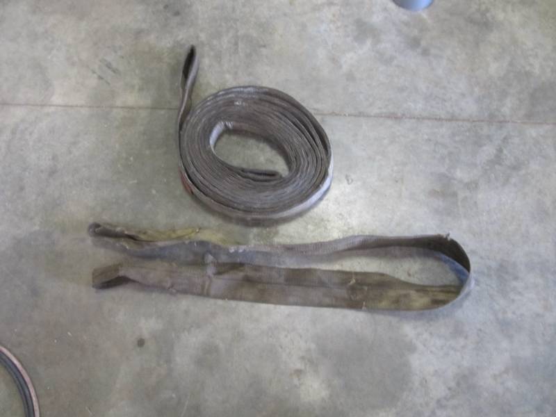 lot 545 image: LOT OF 3 STRAPS 6.5 X 3.5 WEB SLING  LOAD STRAP    20 TOW ALL 10000 VEHICLE STRAP