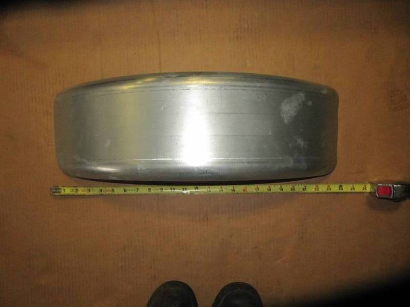 lot 7106 image: FENDER SINGLE ROUND GALVANIZED FITS 12 TIRE 1 PER PK 3005.3675 EXHAUST PIPE FRONT AUTOPART INTERNATIONAL 2100-72252 fits 1998-2000 Toyota RAV4 2.0L-L4