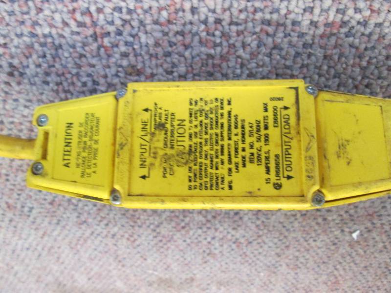 lot 2152 image: POWER FIRST 2 12 GUAGE 15 AMP POWER CORD