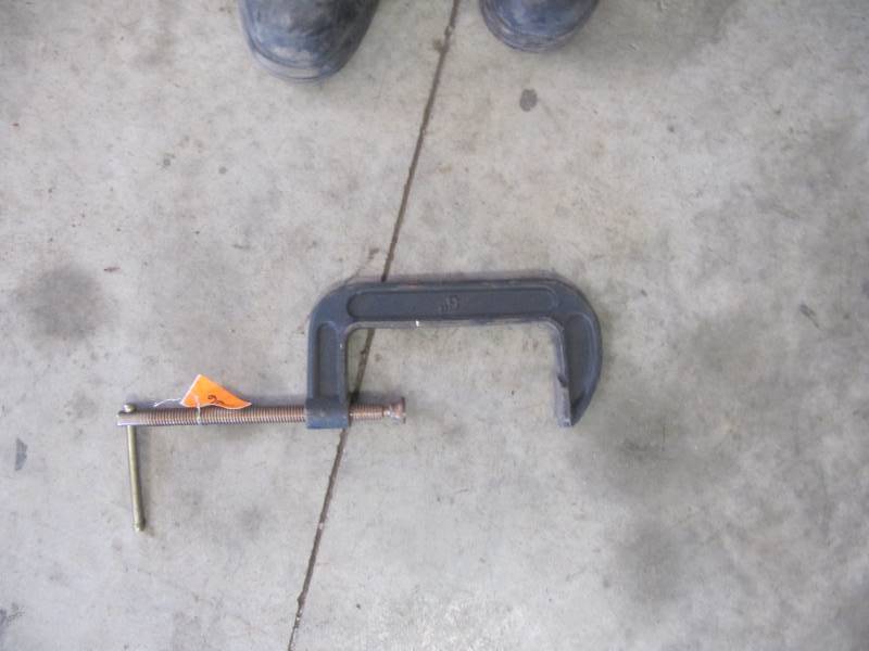 lot 3036 image: 6 INCH ADJUSTABLE C-CLAMP