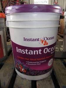 lot 3002 image: NEW 5 GALLON BUCKET INSTANT OCEAN SEA SALT