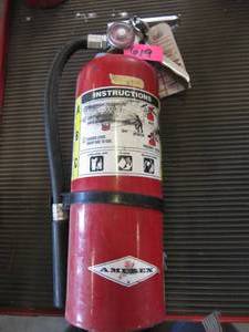 lot 619 image: 1 FIRE EXTINGUISHER  8 LB. CHARGED
