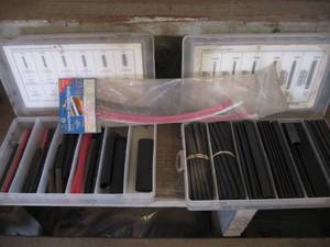 lot 1111 image: HEAT SHRINK TUBING FOR ELECTRICIAL CABLES