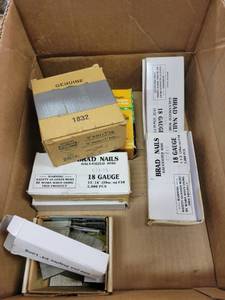 lot 29427 image: Assorted Brad NailsStaples