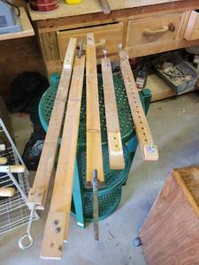 lot 29440 image: Handmade Wood Clamps