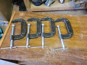 lot 29453 image: (4) 4.5in C Clamps