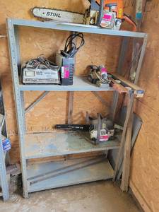 lot 29469 image: Metal Shelf , Contents Not Included