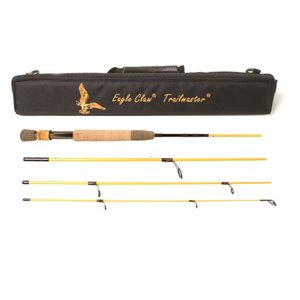 lot 59438 image: Eagle Claw Trailmaster SpinFly Rod 4 Piece 7ft 6in Light