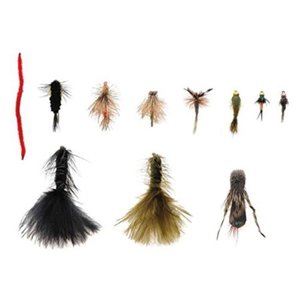 lot 59450 image: Wright & Mcgill Fly Assortment Lure Package, Hopper, Copper And Dropper WMFADROPP