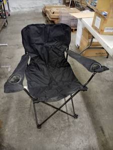 lot 59466 image: black folding chair