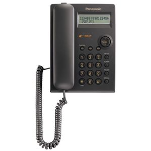 lot 59542 image: Panasonic KX-TSC11B Black 1-Line Corded Integrated Telephone System