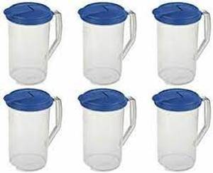lot 59634 image: sterilite 1gal pitcher 6pcs