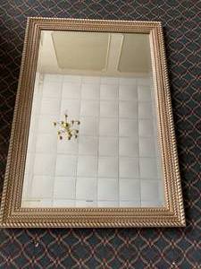 lot 1134 image: Large wall mirror