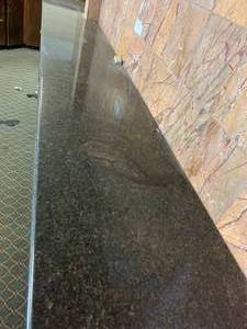 lot 1152 image: Large piece of granite counter top