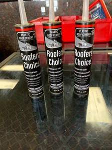 lot 1188 image: Tubes of Roofing cement