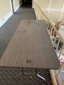 lot 1200 image: 6ft x 30 folding table