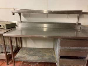 lot 1207 image: Restaurant grade metal work station