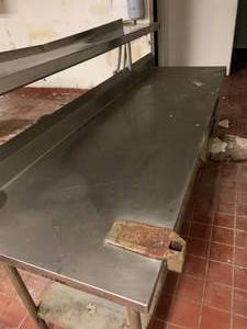 lot 1212 image: Restaurant grade metal work station
