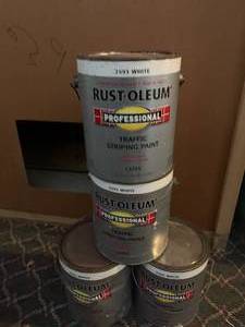 lot 1238 image: Traffic stripping paint