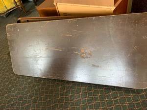 lot 1175 image: 6ft x 30 wood folding table