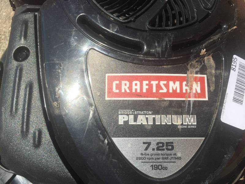 Craftsman 190cc Briggs & Stratton Platinum Series Engine, 22" AllWheel Drive Lawn Mower