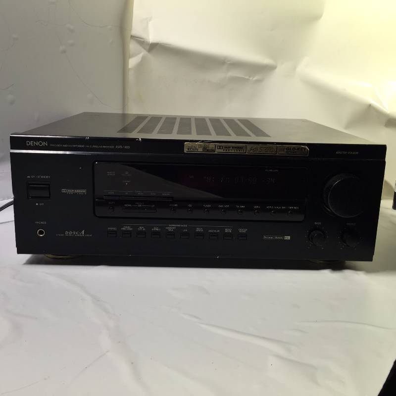 lot 1021 image: DENON SURROUND RECEIVER AVR-1400