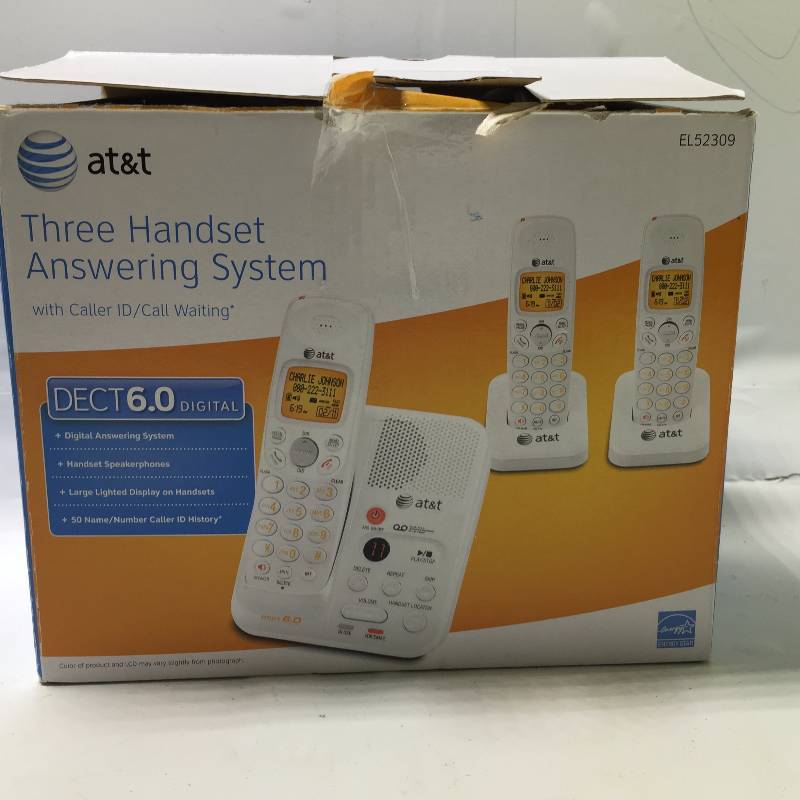 lot 1016 image: AT&T 3 HANDSET ANSWERING SYSTEM