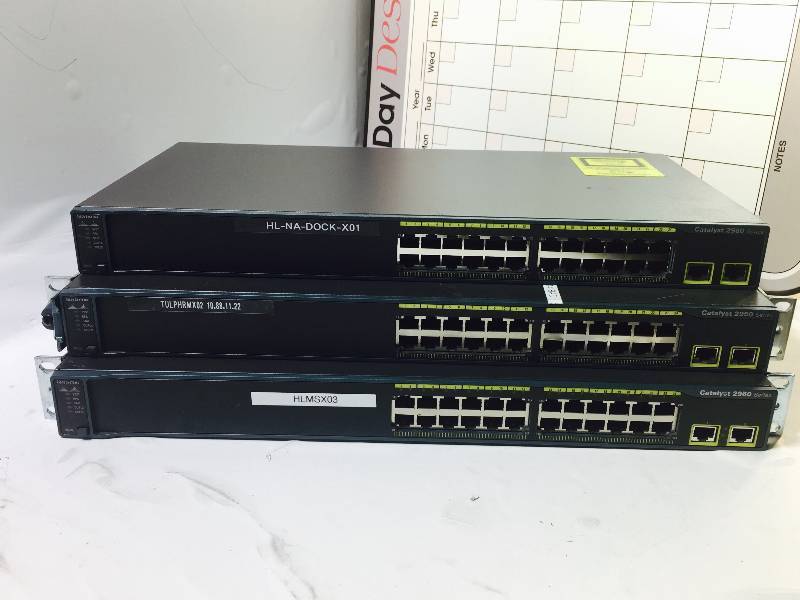 lot 1097 image: LOT OF 3  NETWORKING EQUIPMENT - WORKS - USED