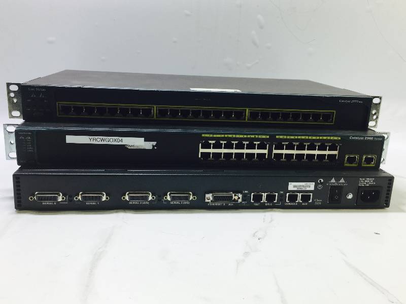 lot 1099 image: LOT OF 3  NETWORKING EQUIPMENT - WORKS - USED