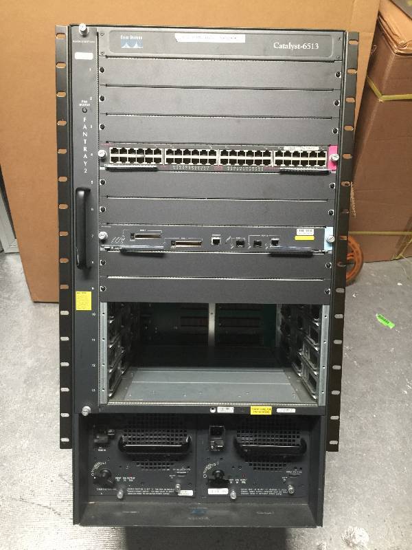 lot 1108 image: CISCO CATALYST 6513 NETWORK SYSTEM