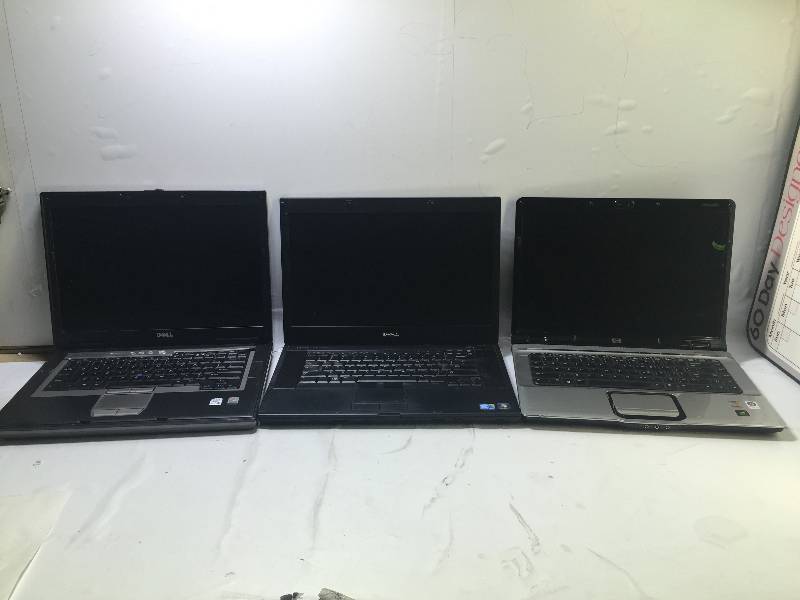 lot 1117 image: LOT OF 3 MIX LAPTOPS