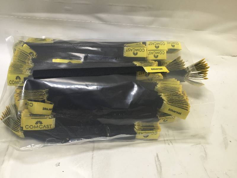 lot 1121 image: LOT OF 400 VELCRO TIES COMCAST ETHERNET