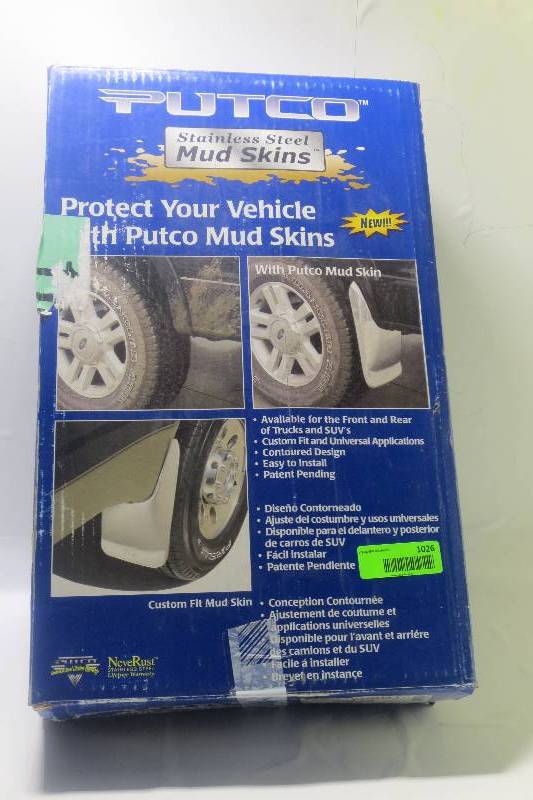 lot 1026 image: PUTCO STAINLESS STEEL MUD SKINS