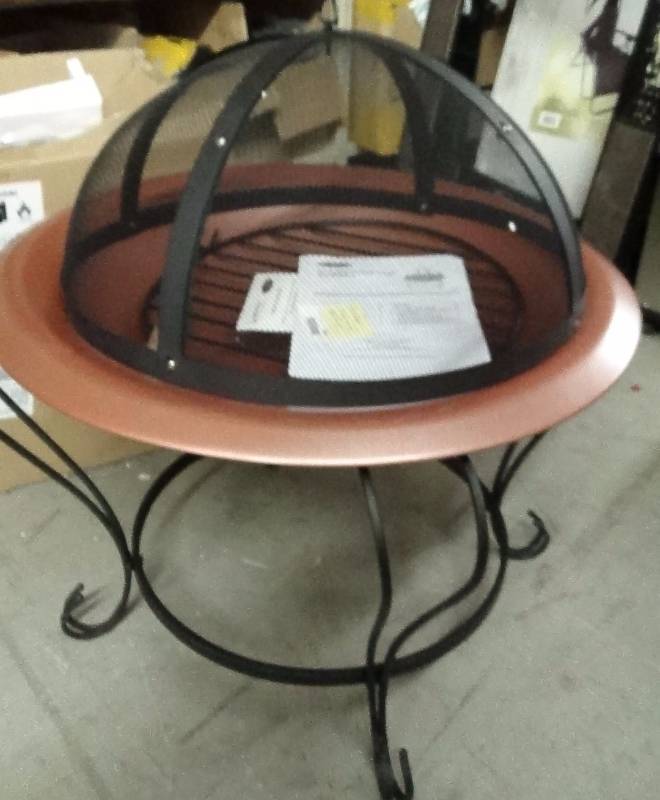 lot 3294 image: 30 Medium Copper Fire Pit