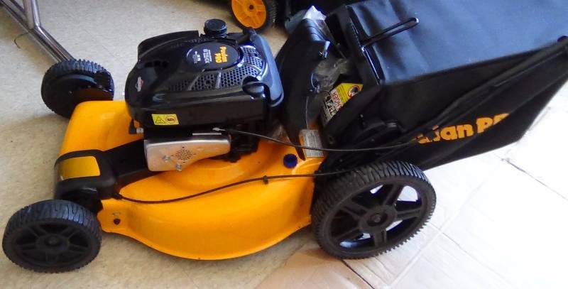 Poulan Pro Forward 3 in 1 Push Mower 22 Inch Summer Inside Outside Sale Equip Bid