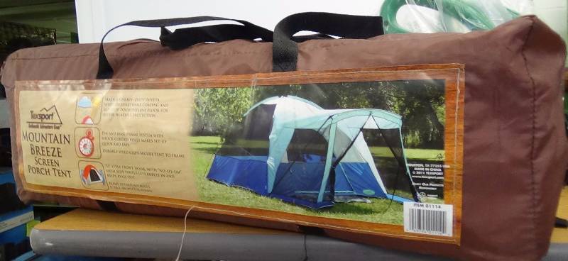 lot 3257 image: Texsport Mountain Breeze Screen Porch Tent