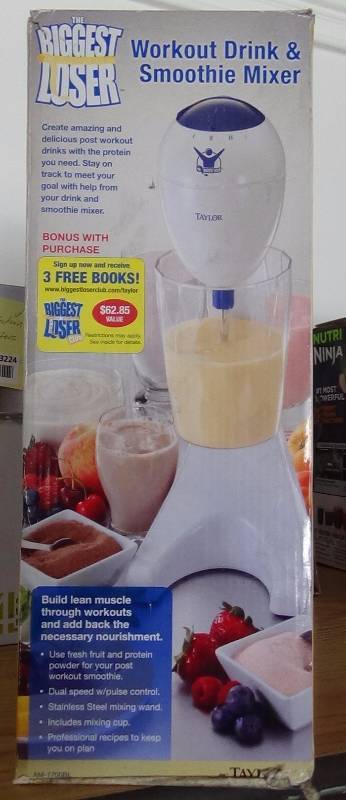 lot 3299 image: Biggest Loser Workout smoothie Drink stand Mixer