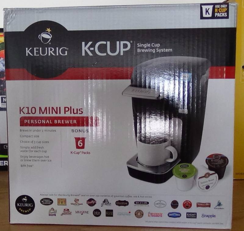 lot 3228 image: Keurig K10 Mini Plus Brewing System