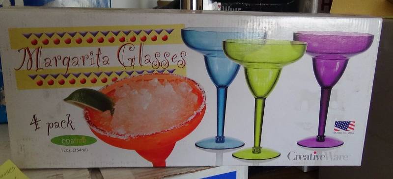 lot 3211 image: CreativeWare Margarita Glass (4 Pack)