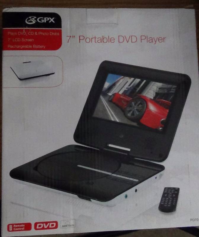 lot 3241 image: GPX TFT DVD Player