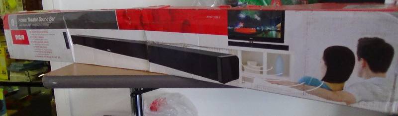 lot 3238 image: RCA Home Theater Sound Bar with Bluetooth