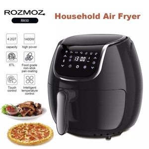 lot 19003 image: Rozmoz 4.2QT Air Fryer 7-in-1 Digital touchscreen Non-Stick Less Oil Deep Fryer With 7 Smart Presets, Appointment & Power-Off Memory Function RA50