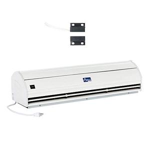 lot 19022 image: Awoco 36 Elegant 2 Speeds 900 CFM Indoor Air Curtain with an Easy-Install Magnetic Door Switch RETAIL $320.00