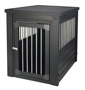 lot 19027 image: New Age Pet ecoFLEX Pet CrateEnd Table, Medium, Espresso