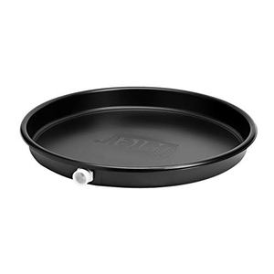 lot 19030 image: Oatey 34063 24 in. Plastic Hot Water Heater Pan with 1 to 1.5 in. PVC Adapter, Black