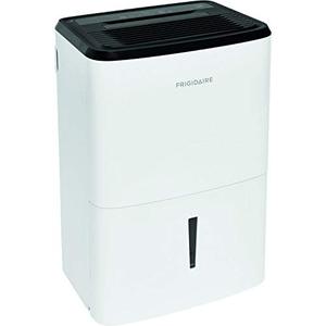lot 19033 image: Frigidaire, White 22-Pint Dehumidifier with Effortless Humidity Control