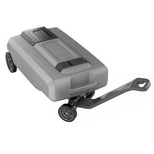 lot 19055 image: Thetford SmartTote2 Portable Waste Tank - 4 Wheels 27 Galllon Capacity - PN 40518