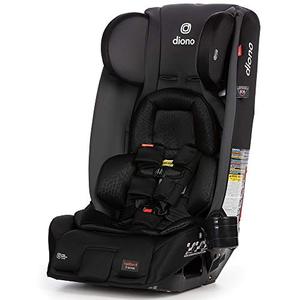 lot 19078 image: Diono Radian 3RXT, 4-in-1 Convertible Extended Rear and Forward Facing Convertible Car Seat, Steel Core, 10 Years 1 Car Seat, Ultimate Safety and Protection, Slim Design - Fits 3 Across, Gray Slate